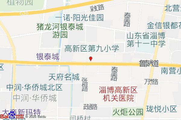 淄博高新区火炬园区实景图
