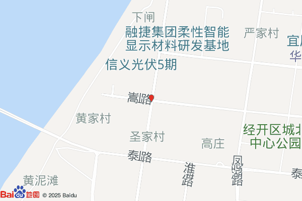 芜湖融捷集团柔性智能显示产业基地实景图