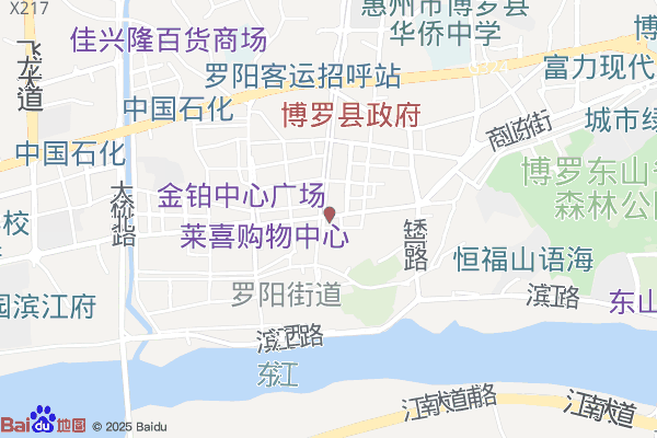 惠州博罗县惠博工业区