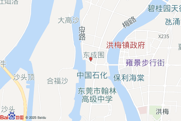 东莞水乡河西数字产业区实景图