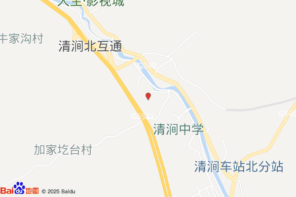 清涧县工业园区实景图