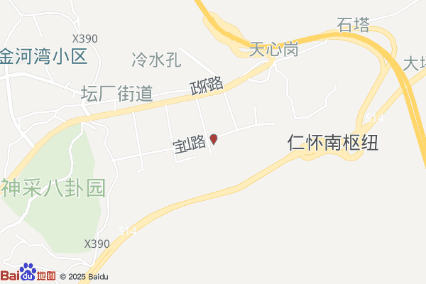 贵州省仁怀市坛厂工业园区实景图