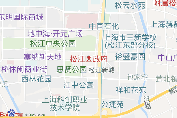 上海松江经济开发区实景图