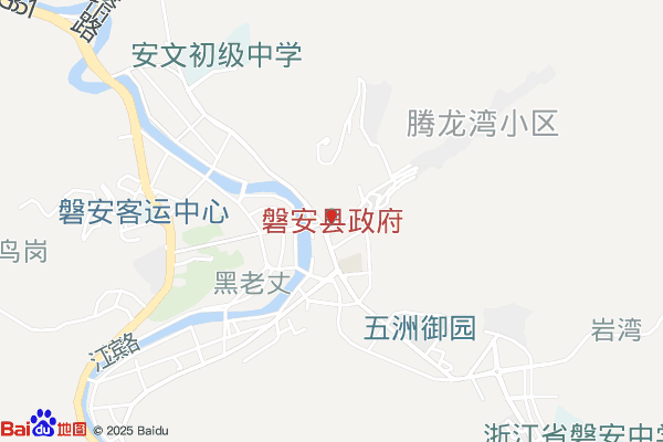 浙江磐安工业园区实景图