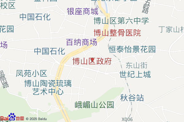 山东博山经济开发区实景图