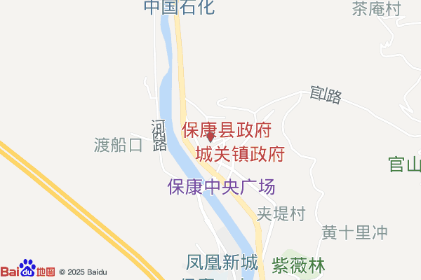 湖北保康经济开发区实景图