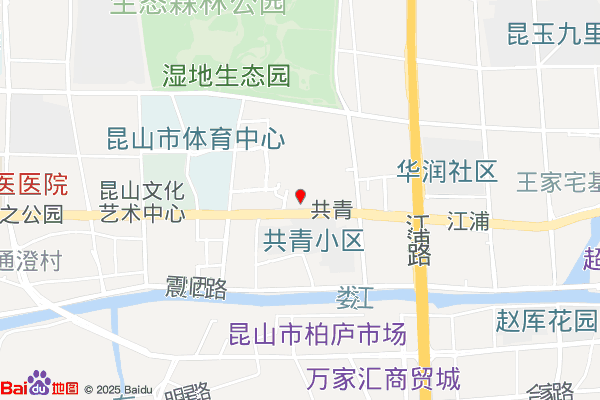 昆山张浦镇 厂房出租3000㎡ 钢混结构 多层 空地大实景图