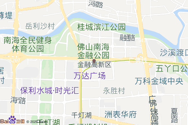 金融高新区实景图
