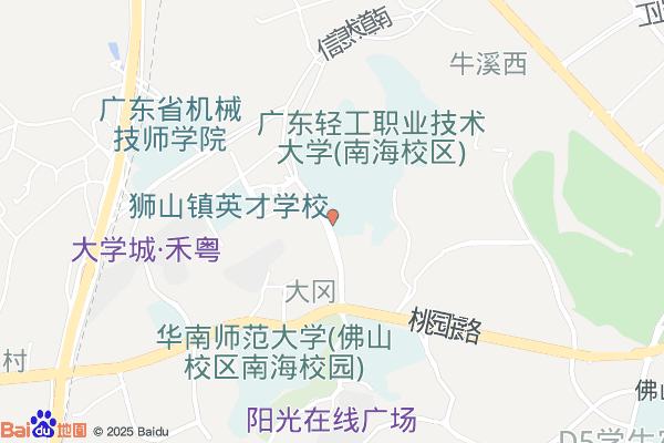 中国佛山国家高新区实景图