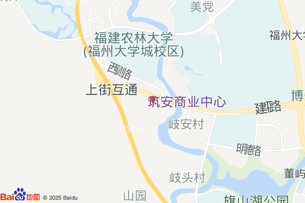 福州鹭燕医药物流仓库西侧临时停车点实景图