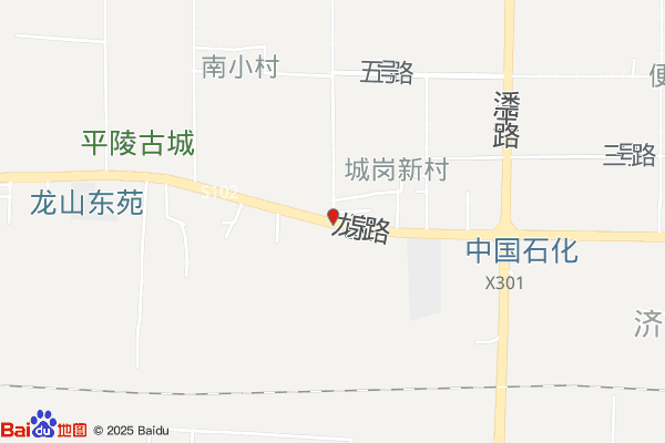 山东明水经济开发区龙山工业园实景图