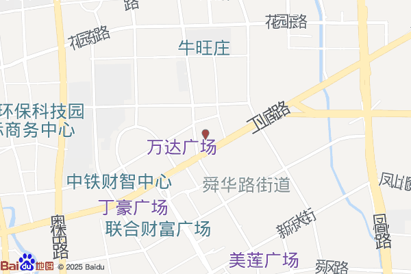 济南高新区万达片区党群服务中心实景图