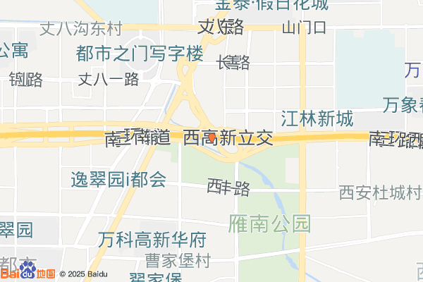 高新区立交实景图