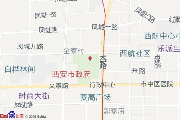 西安经济技术开发区文体活动中心实景图