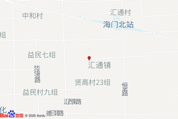 海门工业园区汇通桥实景图