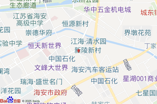 海安高新区新陵敬老院-东北门实景图