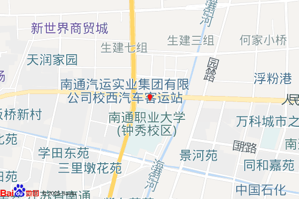 南通崇川经济开发区(人民东路)实景图
