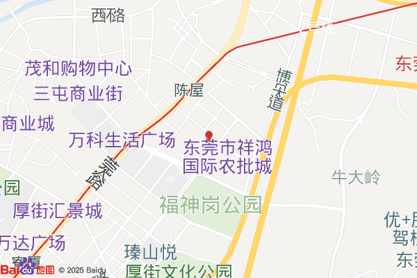 朝强快运物流园实景图