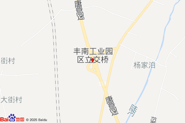 丰南工业园区立交桥实景图