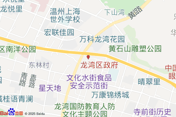 龙湾区(高新区)行政服务中心-北门实景图
