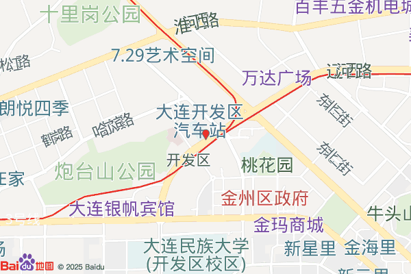 开发区轻轨站实景图