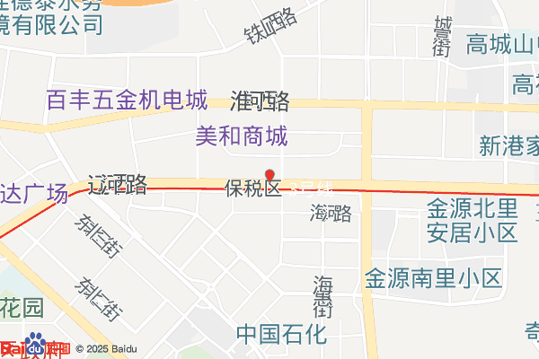 保税区轻轨站实景图