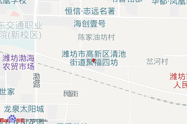 潍坊市高新区清池街道聚福四坊实景图