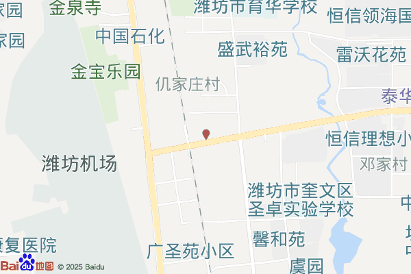 潍坊市奎文经济综合加工区实景图