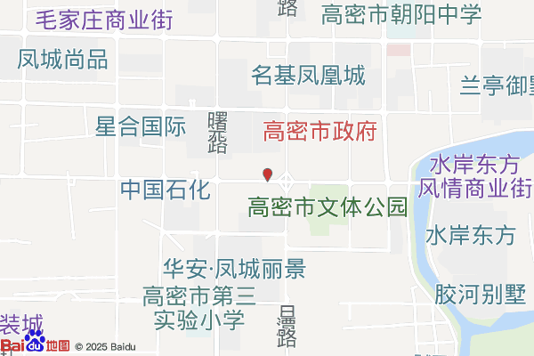 高密经济开发区实景图