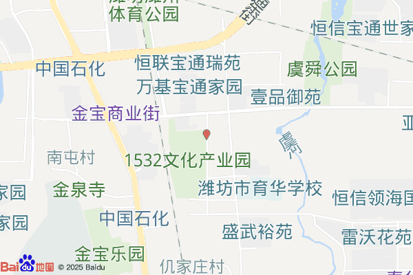 山东潍坊奎文经济开发区迦南电子厂-西门实景图