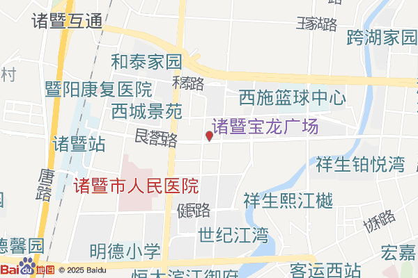 诸暨经济开发区行政服务中心-南门实景图