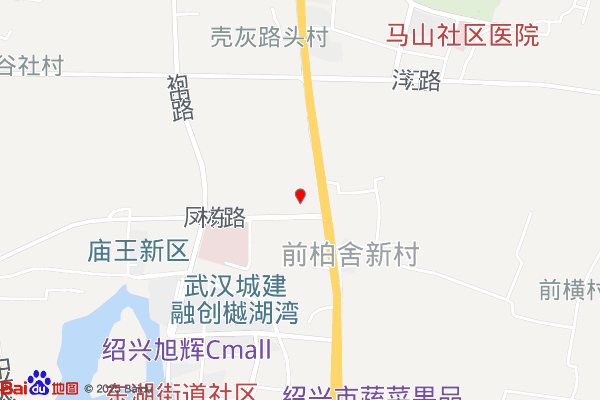 绍兴双保仓储物流园区东南侧临时停车点实景图