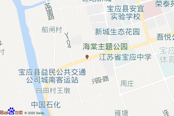 宝应城南工业园区管委会实景图