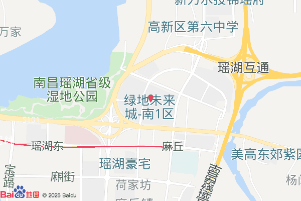 绿地江西金融产业园实景图