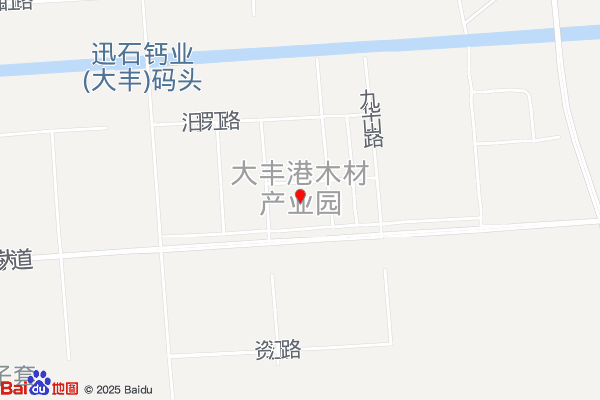 大丰港木材产业园实景图