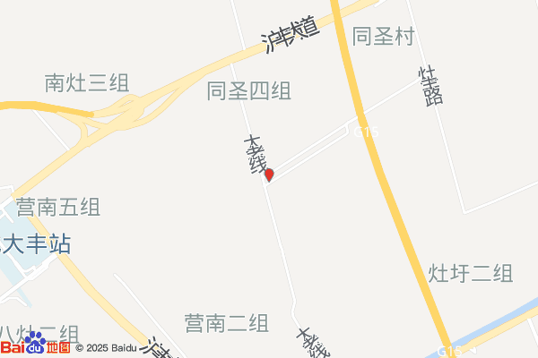 大丰区经济开发区同圣村退役军人服务站实景图