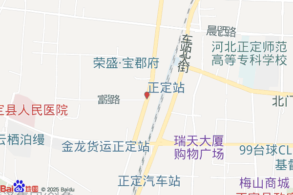 河北外运正定仓库物流分拨中心-东南2门实景图