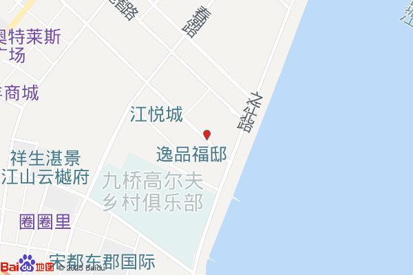 绿城华景川之江明月-西南门实景图