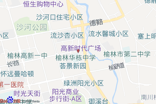 榆林高新技术产业园区实景图