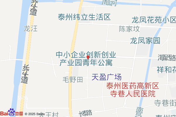 中小企业创新创业产业园青年公寓-西门实景图