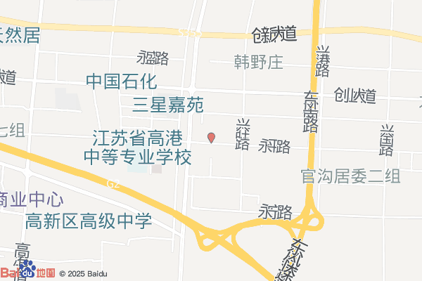 高港高新技术产业园区(创业大道)实景图