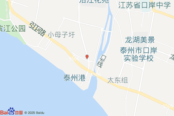 滨江物流园区实景图