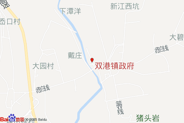 临海市白水洋镇双港工业园实景图