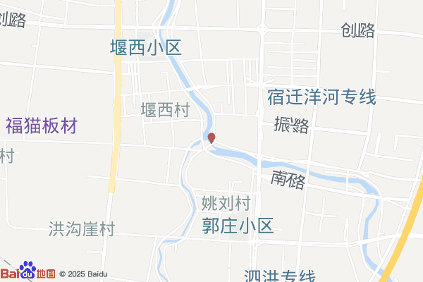 工业园区南涑河路实景图