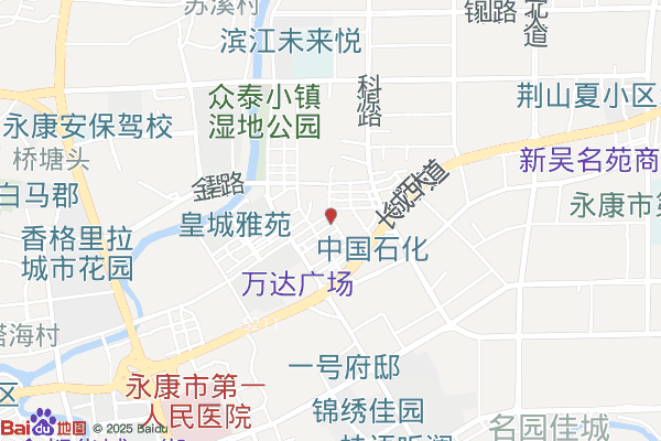 永康经济开发区电子商务创业园(长城西大道辅路)北侧临时停车点实景图