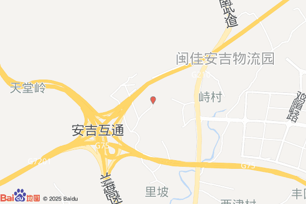 安吉林村金猫岭工业区实景图