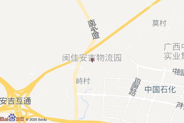 闽佳安吉物流园实景图