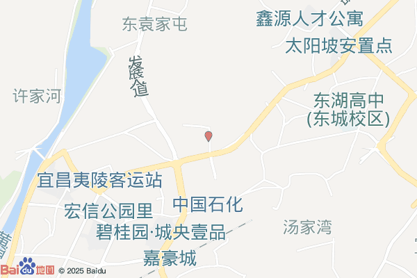 工业园区路实景图