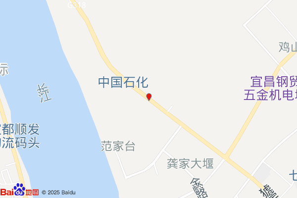 兴发集团宜昌新材料产业园-西南门实景图
