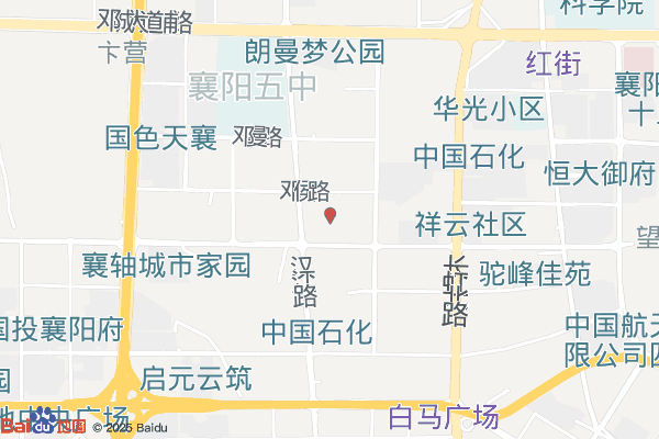 襄樊高新区汉北工业园实景图